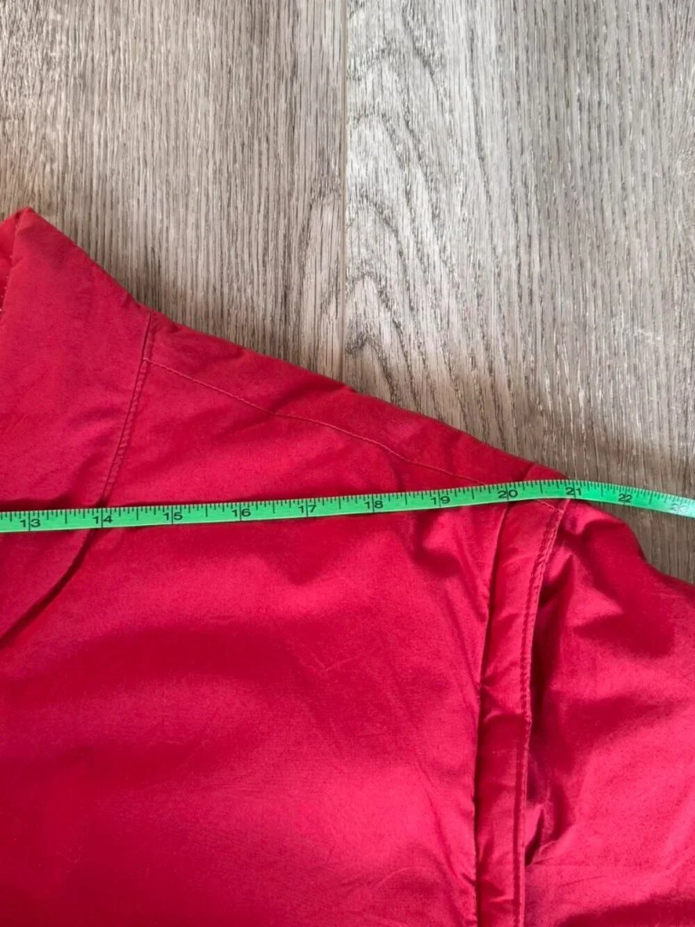 Vintage J.Crew red goose down puffer jacket/vest